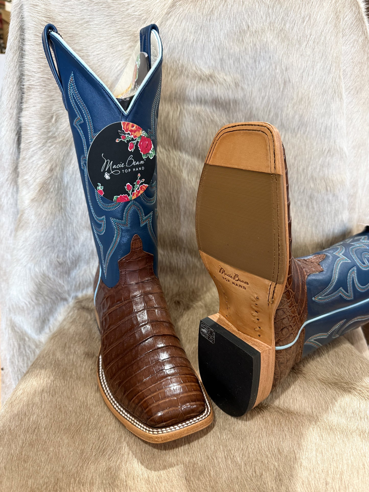 Macie Bean - Post Oak Caiman Boots