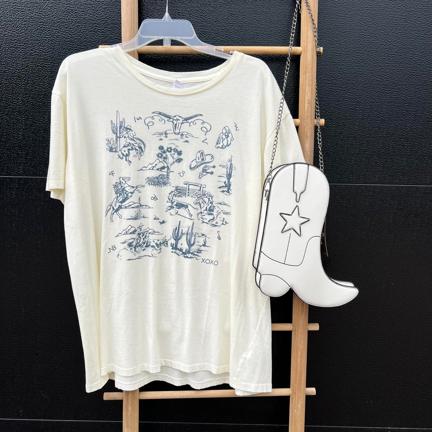 The Western Toile Denim Tee