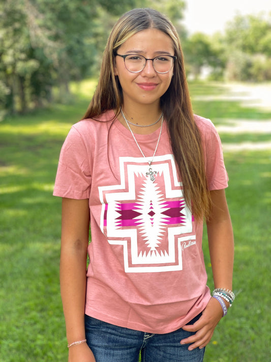 Pendleton Heritage Tee - Dusty Rose