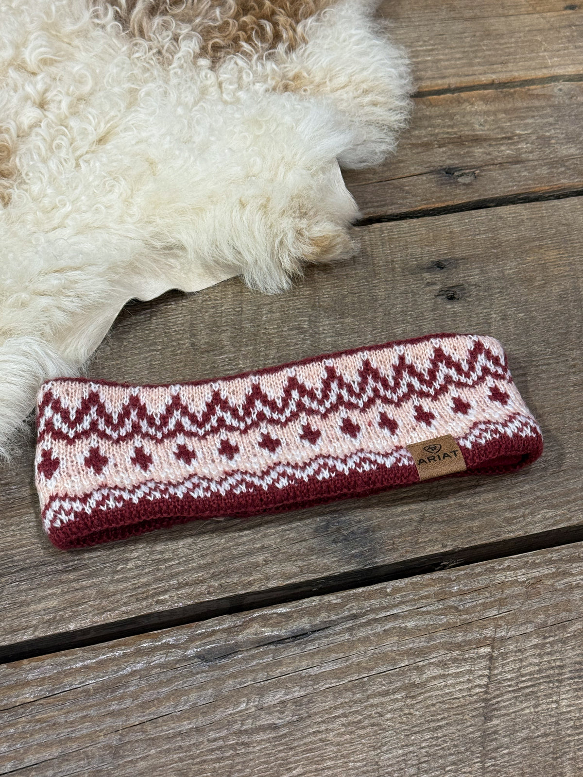 Ariat - Hansford Headband - Burgundy
