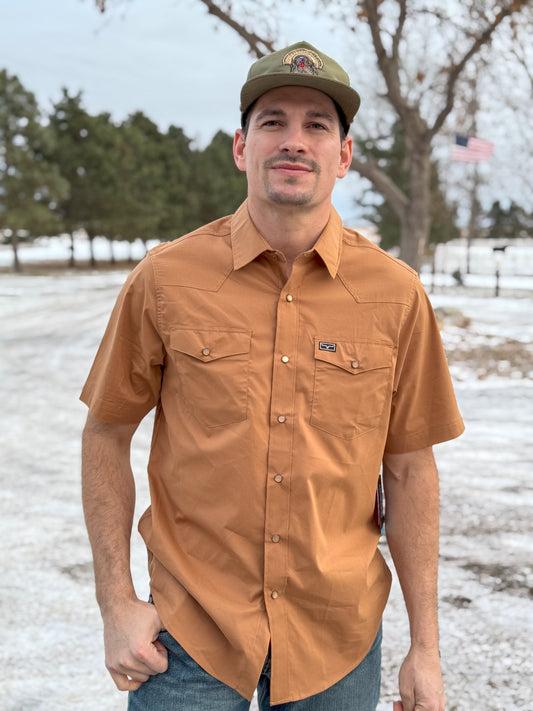 Kimes Ranch - Men’s Rio Short Sleeve WW - Brown