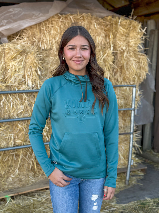 Kimes Ranch Sedona Bossed Hoodie - Teal