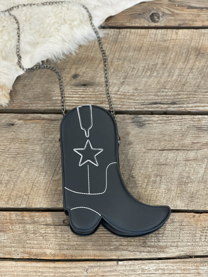 The Cowboy Star Boots Purse