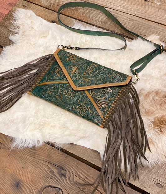 The Emilee Tooled Crossbody