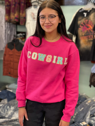 Cowgirl Varsity Sweatshirt