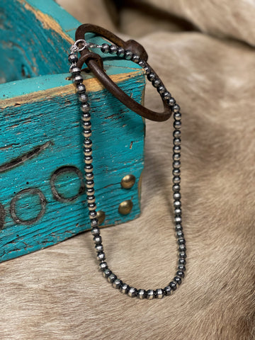 16” 6 MM - Navajo Pearl Necklace