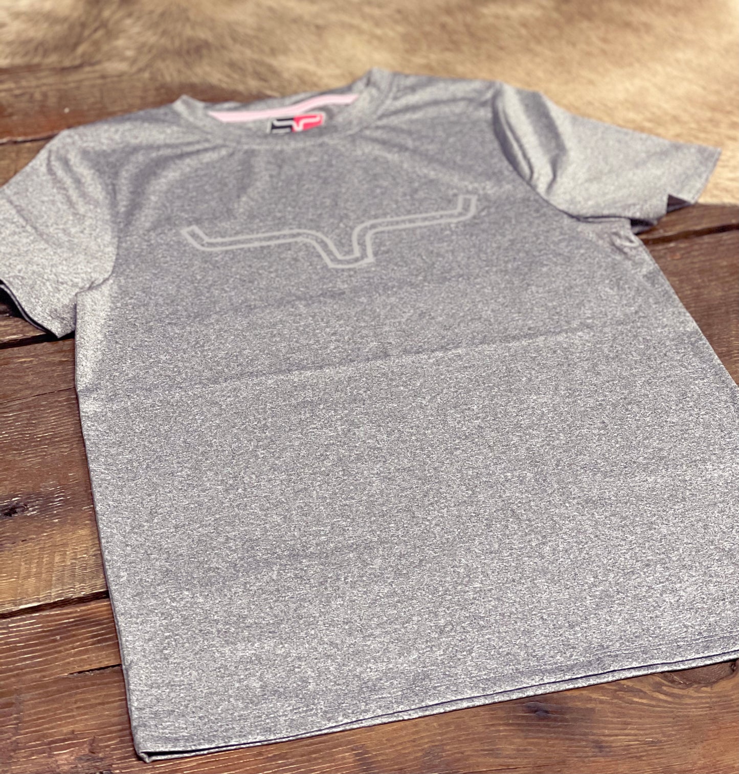 Kimes Ranch Ladies Tech Tee - Gray