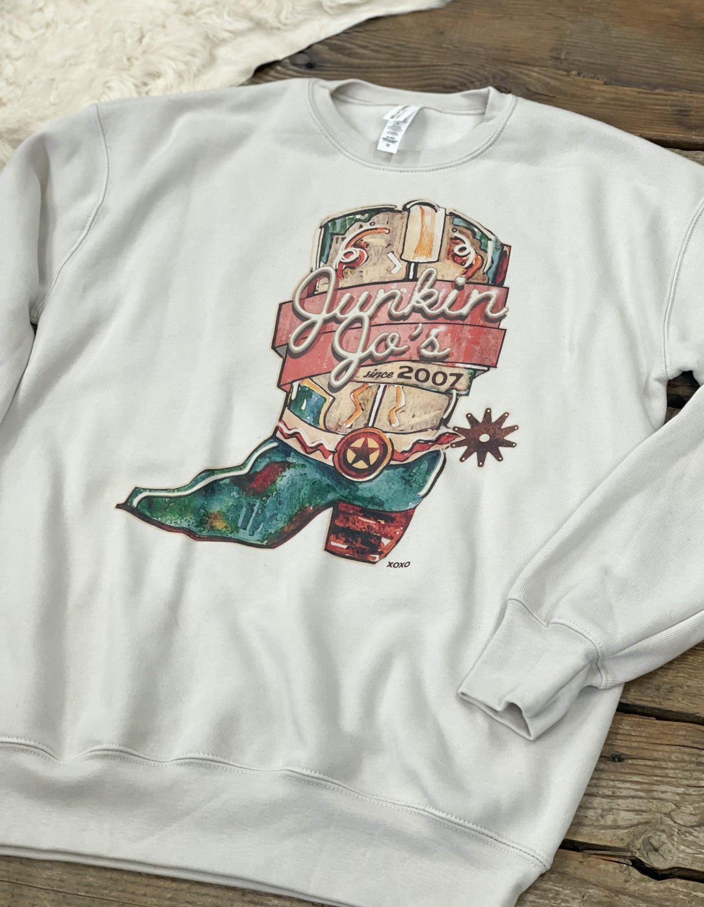 The Junkin Jo’s Boot Sweatshirt