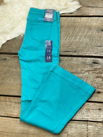 Cowgirl Tuff Girl's Turquoise Trousers