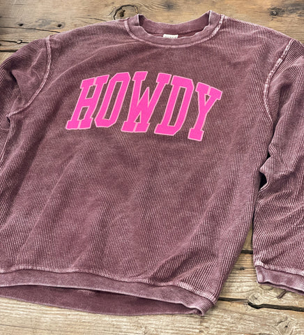 The Howdy Corded Sweatshirt