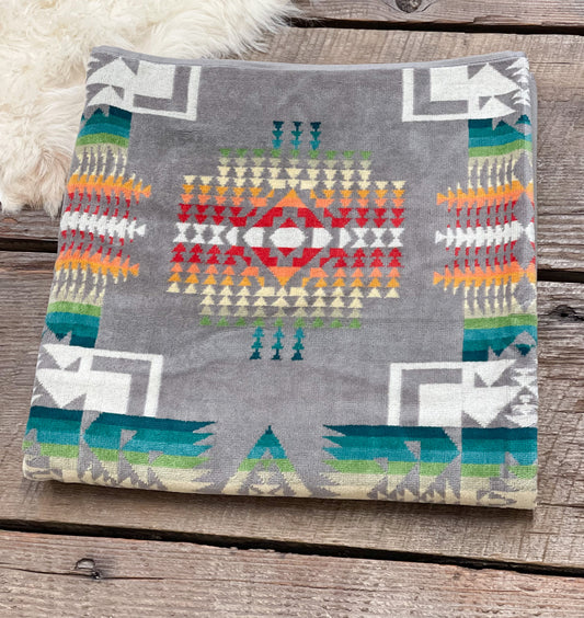 Gray Chief Joseph Spa Towel