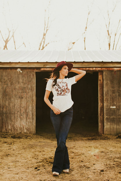 The Cowhide Cactus Tee