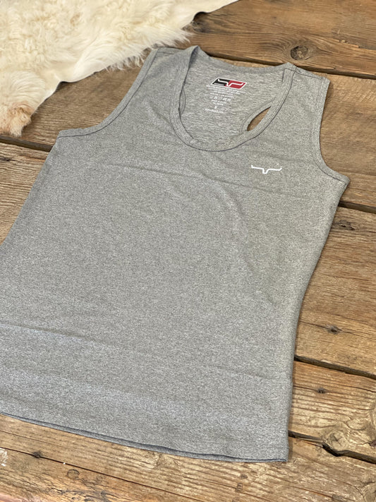 Kimes Ranch Women’s Tech Tank - Gray Heather